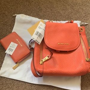 Back pack with wallet